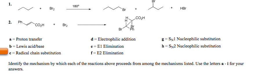 Solved Ethanol HCl conc. HBr H2O Br OH g SN1 Nucleophilic | Chegg.com