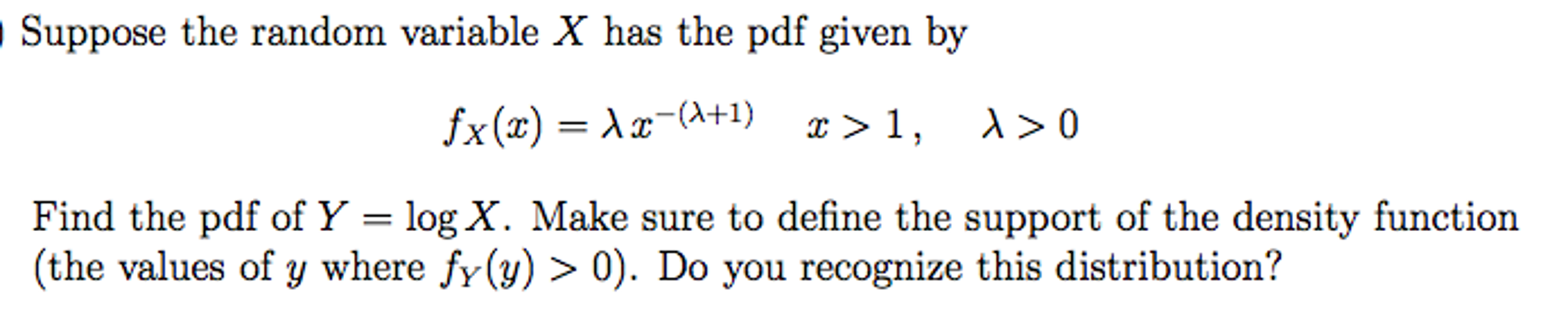 Solved Suppose the random variable X has the pdf given by | Chegg.com