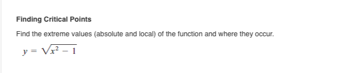 Solved Finding Critical Points Absolute Max And Min Not Chegg Solved Finding Critical Points Absolute Max And Min Not Chegg
