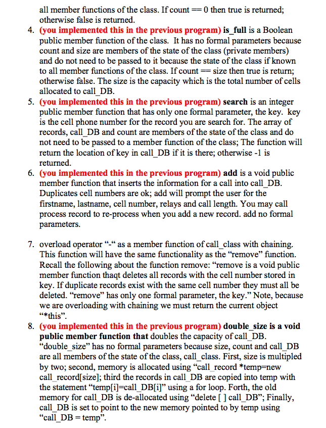 Objectives: 1. Separate class code into a declaration | Chegg.com