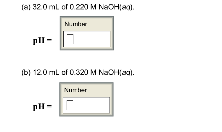 Solved Calculate The Ph Of The Resulting Solution If 22 0 Ml