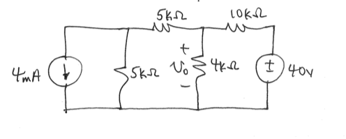 Solved Use source transformations to find Vo in the circuit | Chegg.com