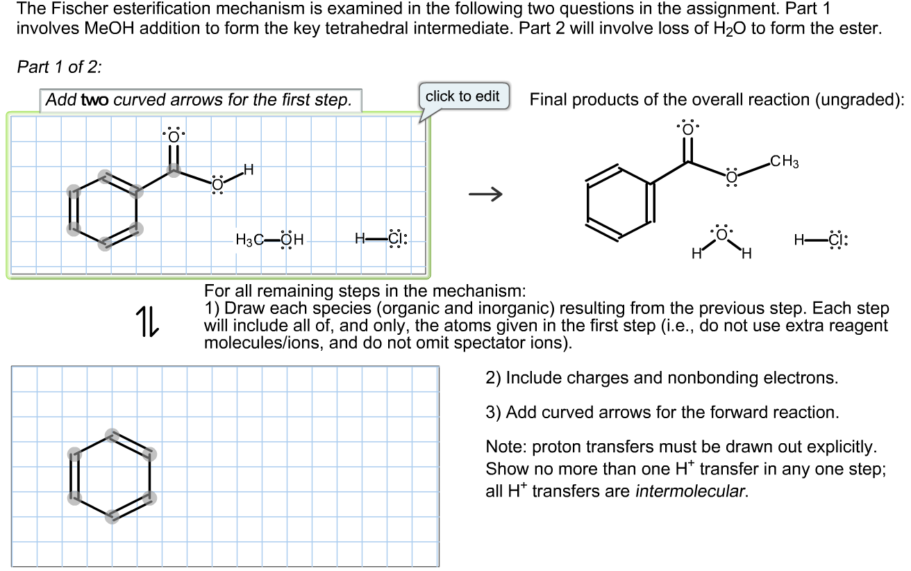 Solved The Fischer esterification mechanism is examined in | Chegg.com