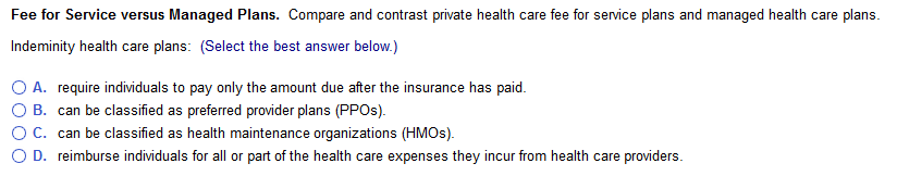 solved-fee-for-service-versus-managed-plans-compare-and-chegg