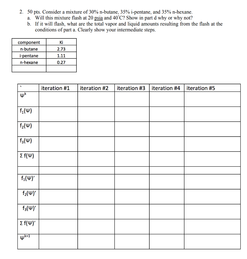 Antoine Equation in the form ln P-A- B/(tC) for t in | Chegg.com