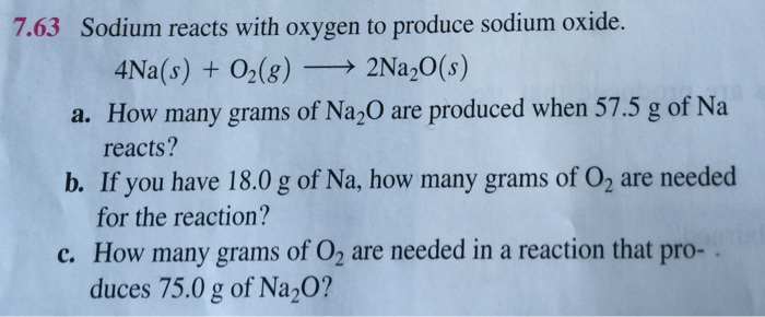 Reaction of sodium on sale with oxygen