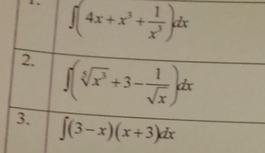 integration of x cube 3 x 4 by root x dx