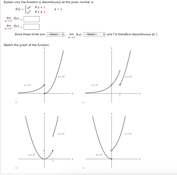 Solved Explain why the function is discontinious at the | Chegg.com