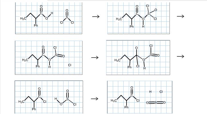 Solved The reaction of carboxylic acid and thionyl chloride | Chegg.com
