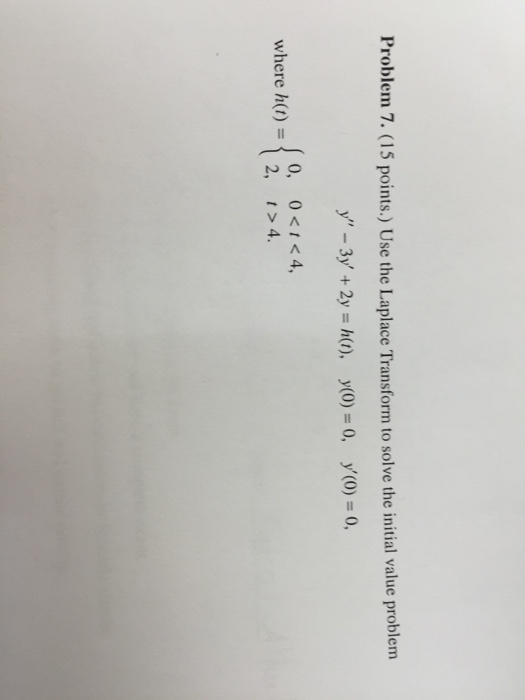 Solved Differential Equations Chegg