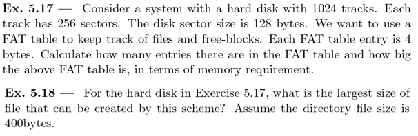 Consider a system with a hard disk with 1024 tracks. | Chegg.com