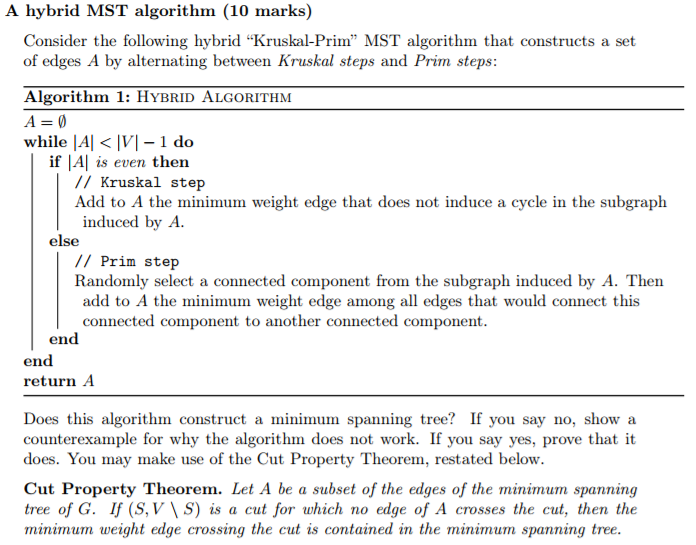 a-hybrid-mst-algorithm-10-marks-consider-the-chegg