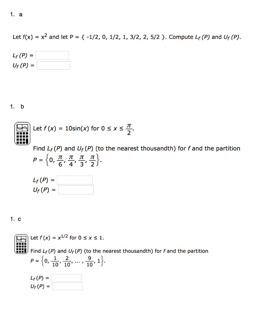 Solved 1 A Let F X X2 And Let P { 1 2 0 1 2 1 3 2