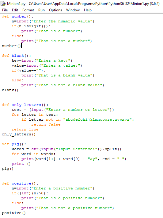 Solved Minion1.py - CAUsers UserlAppData Loca\Programs | Chegg.com