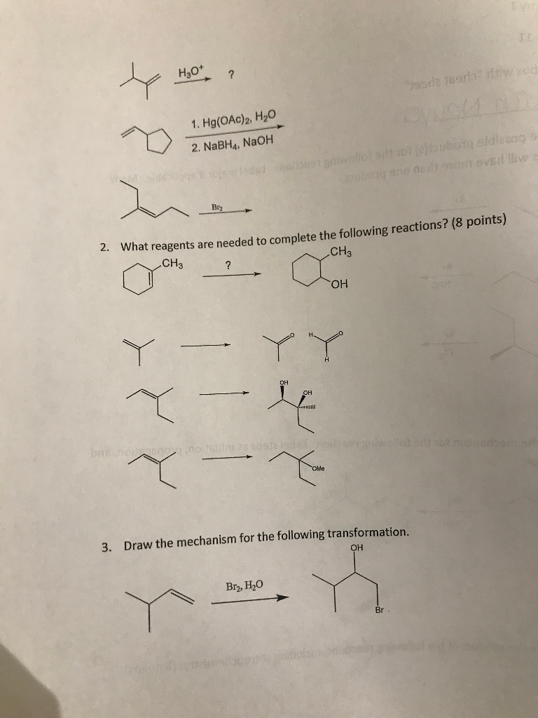 oneclass-what-is-the-major-product-of-this-1-1-hg-oac-2-h2o-nabh4-2