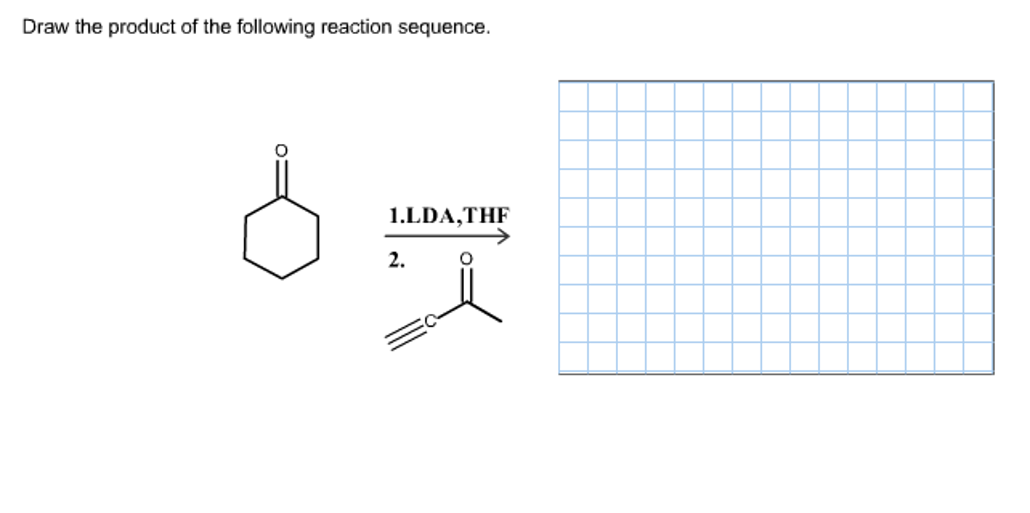 Solved Draw the product of the following reaction sequence.