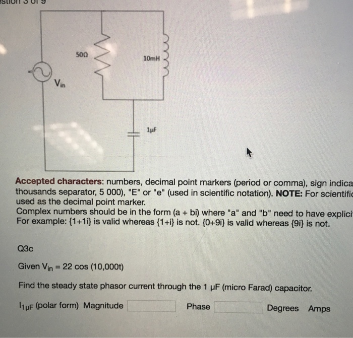 Solved Accepted characters numbers, decimal point markers