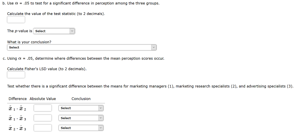 Solved The following data are from an experiment designed to | Chegg.com