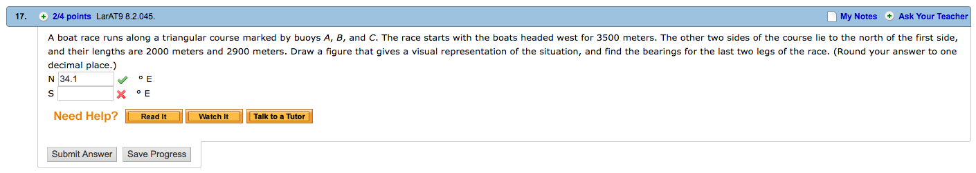 Solved A Boat Race Runs Along A Triangular Course Marked By | Chegg.com