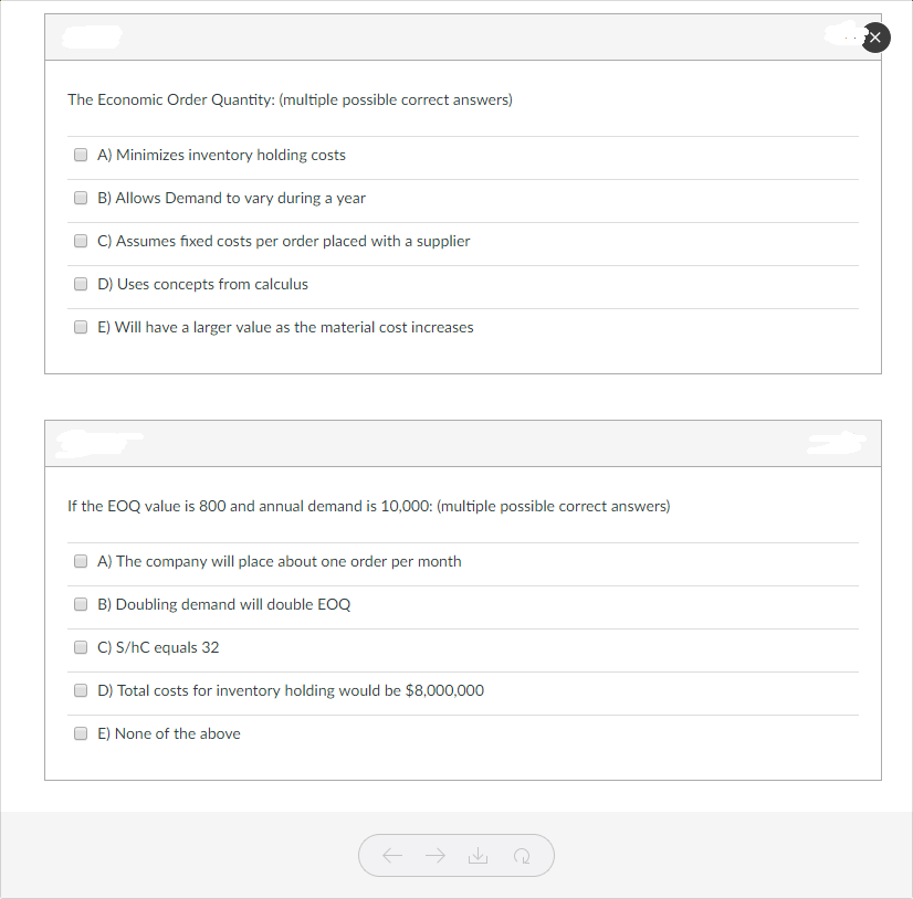 solved-the-economic-order-quantity-multiple-possible-chegg