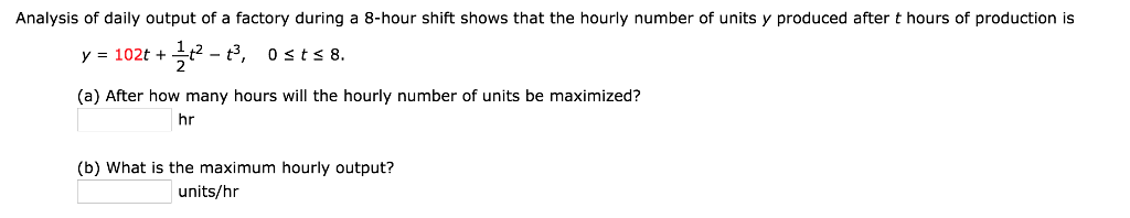Solved Analysis of daily output of a factory during a 8-hour | Chegg.com