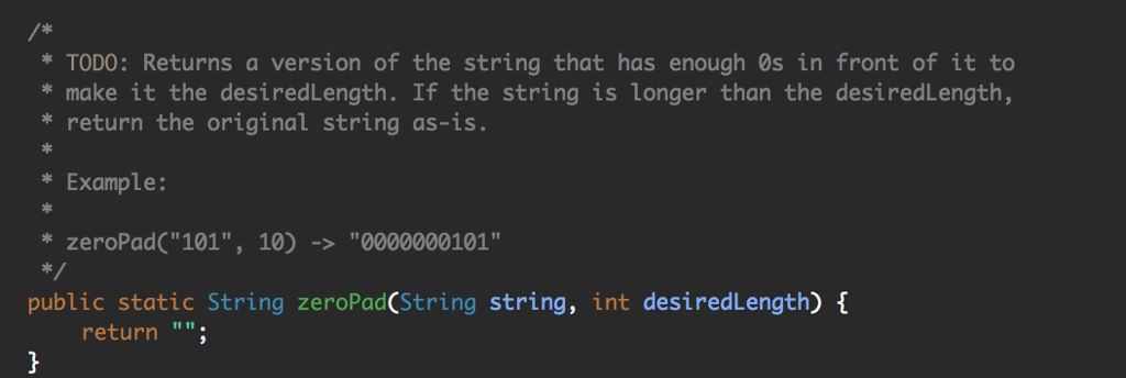Solved io TODO: Return a version of input where the special | Chegg.com