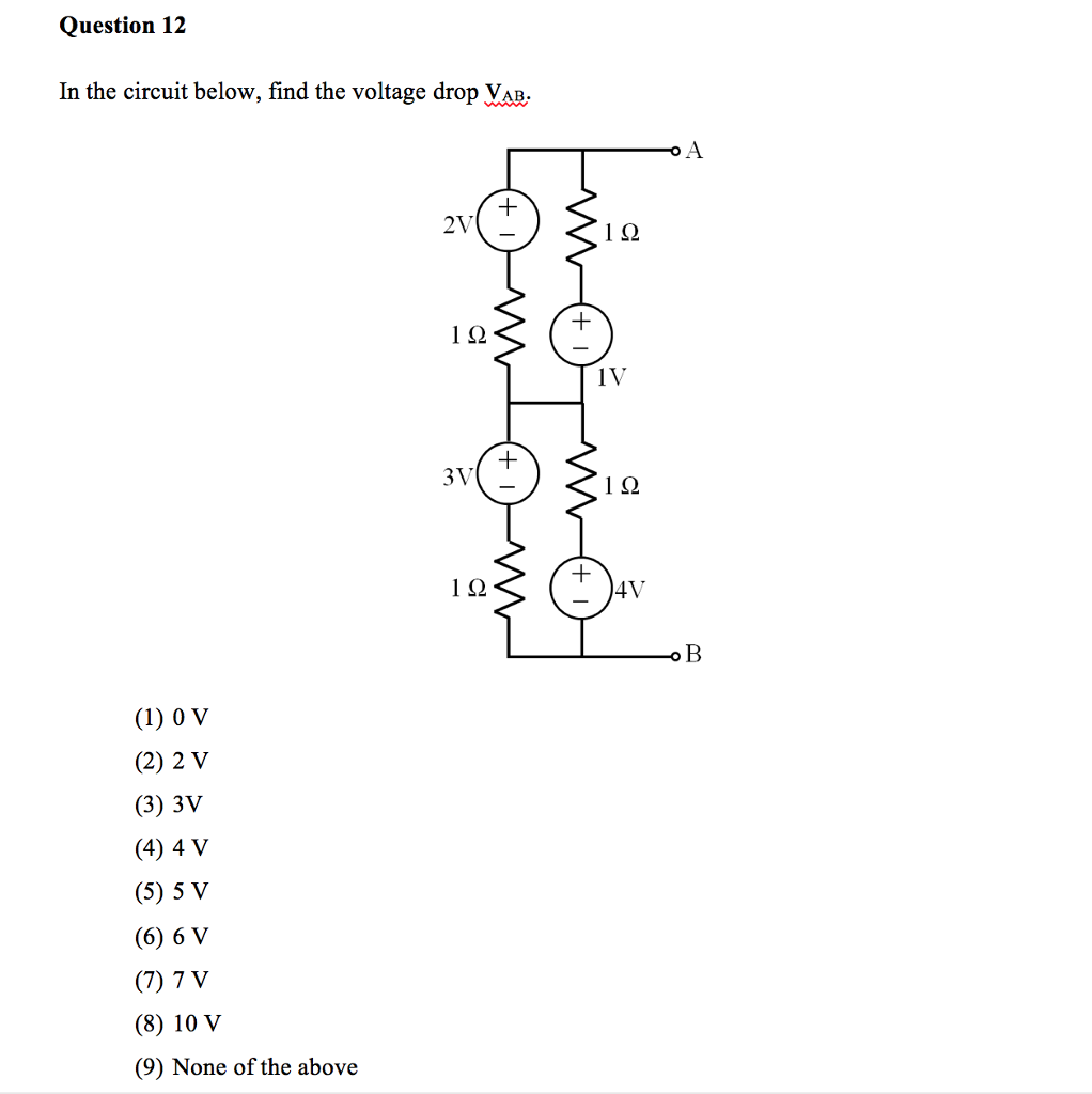 Solved In The Circuit Below Find The Voltage Drop V AB 0 V Chegg solved-in-the-circuit-below-find-the-voltage-drop-v-ab-0-v-chegg