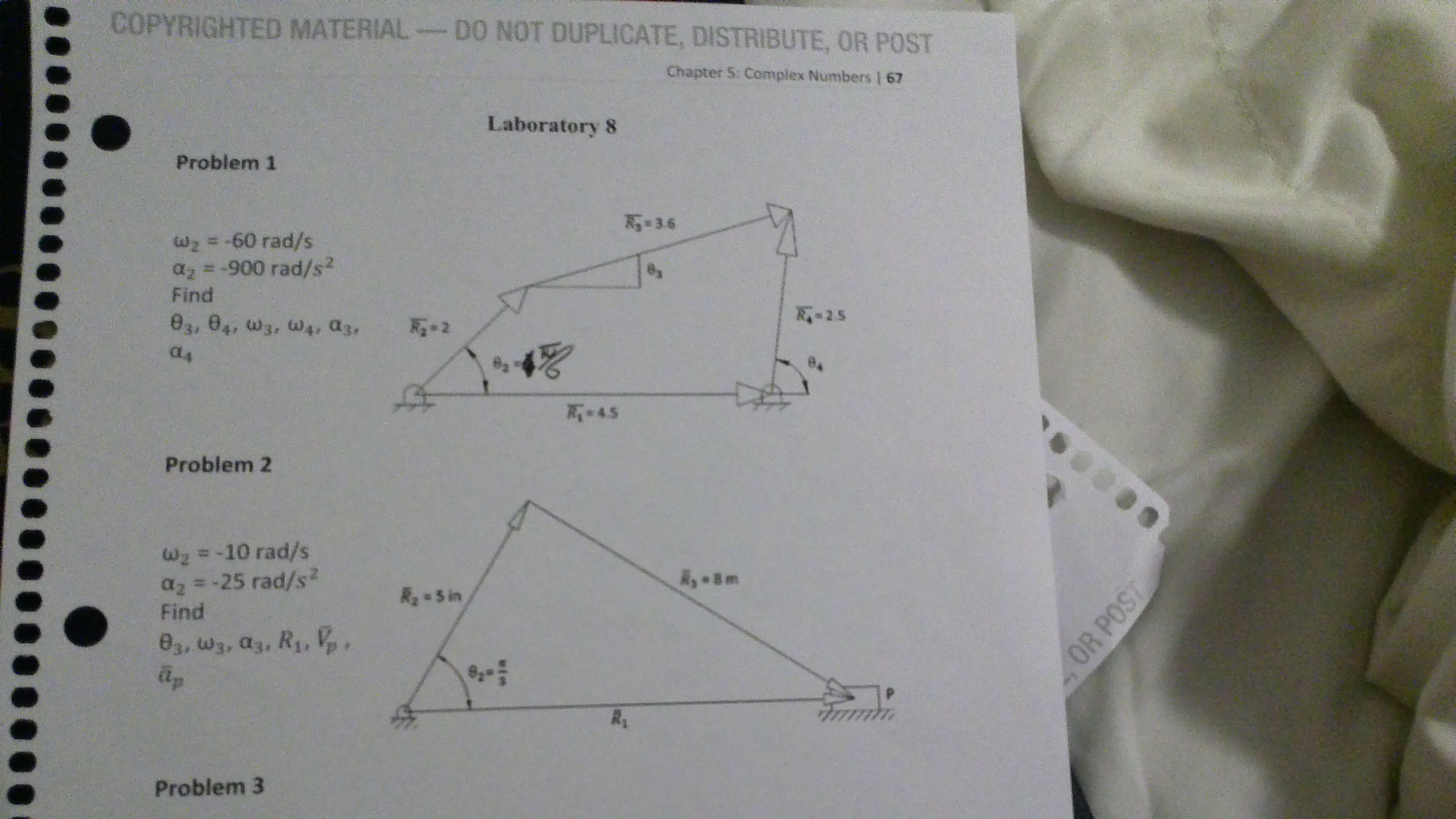 Solved I only need help with problem 2. starting at the | Chegg.com