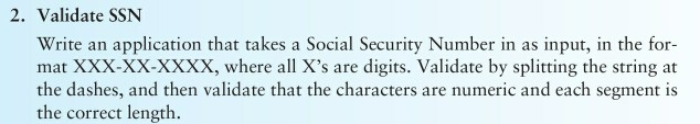 Solved 2. Validate SSN Write an application that takes a | Chegg.com