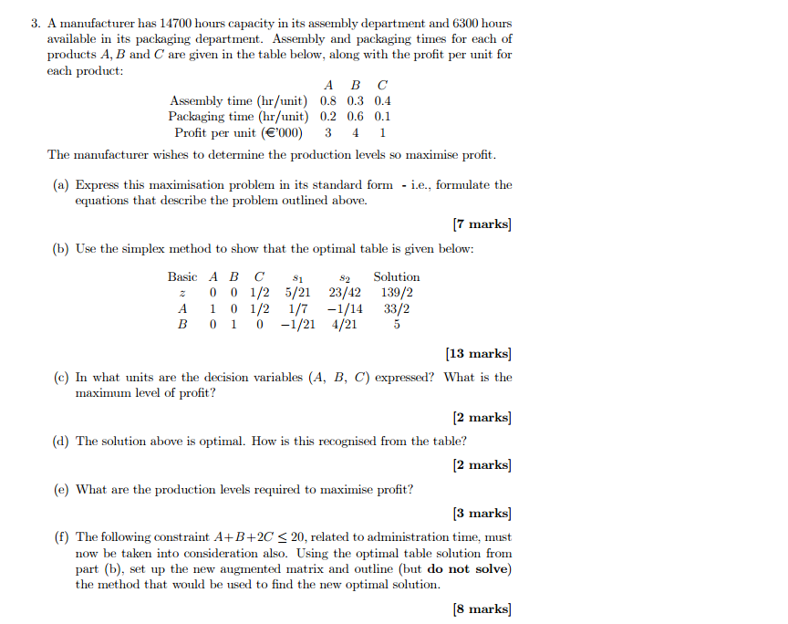 Manufacturing Math Unit 70 Other math Archive | May 16 2017 | Chegg.com