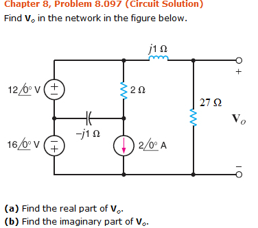 Solved Find V_o in the circuit in the figure below. Find | Chegg.com