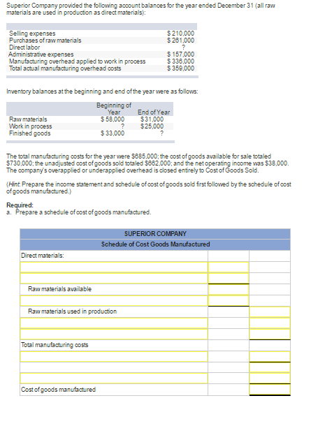 solved-superior-company-provided-the-following-account-chegg