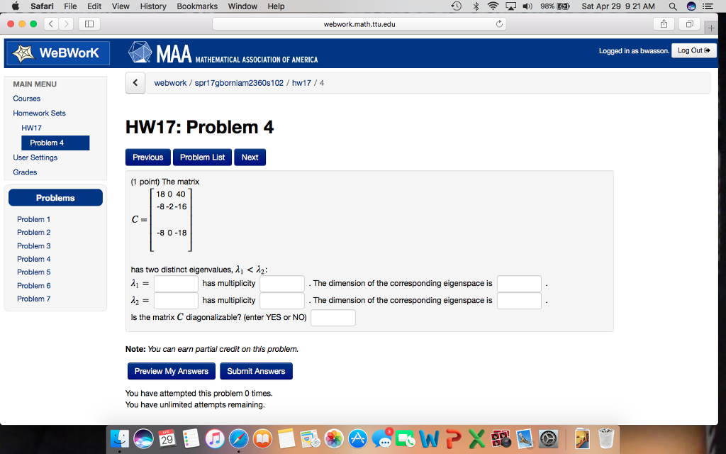 Advanced Math Archive | April 29, 2017 | Chegg.com
