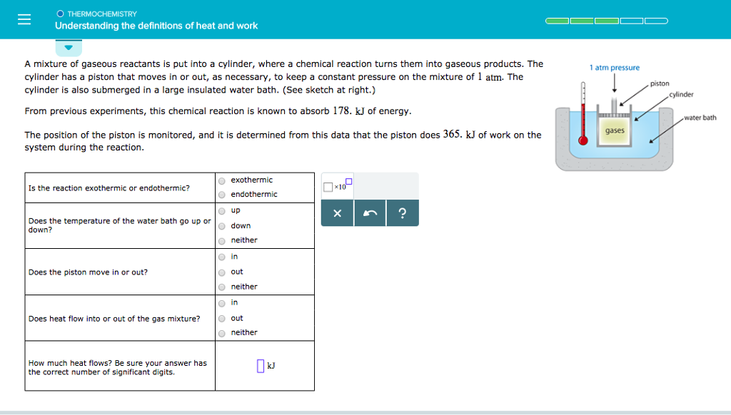 Solved O THERMOCHEMISTRY Understanding the definitions of
