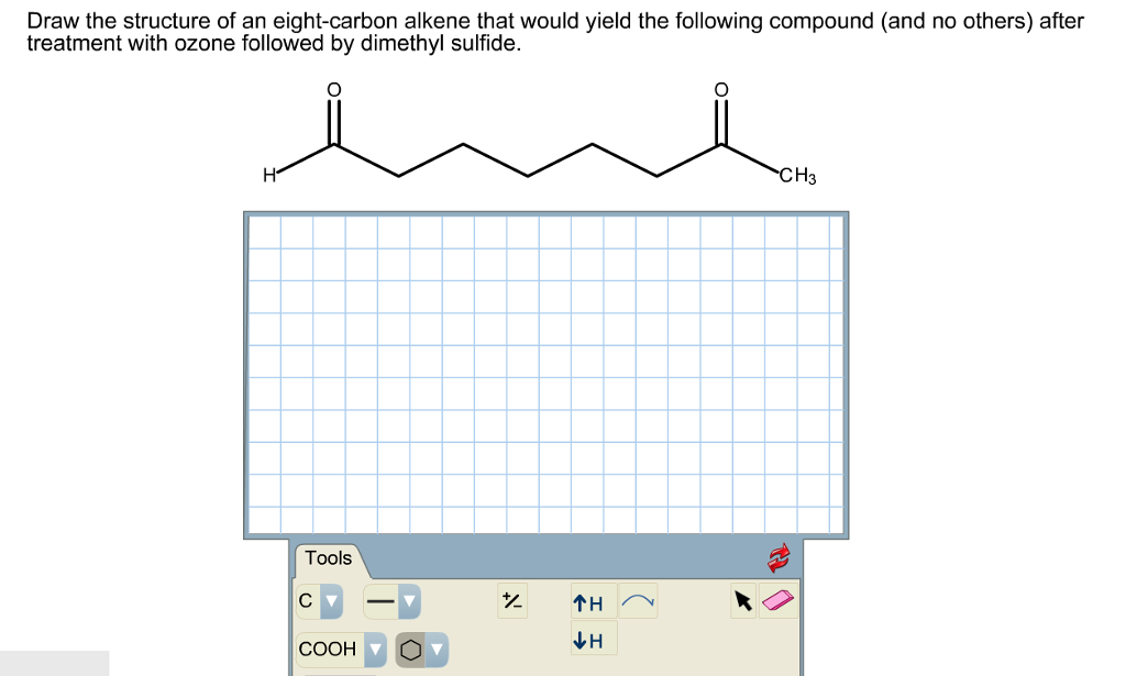 Solved Draw the structure of an eightcarbon alkene that