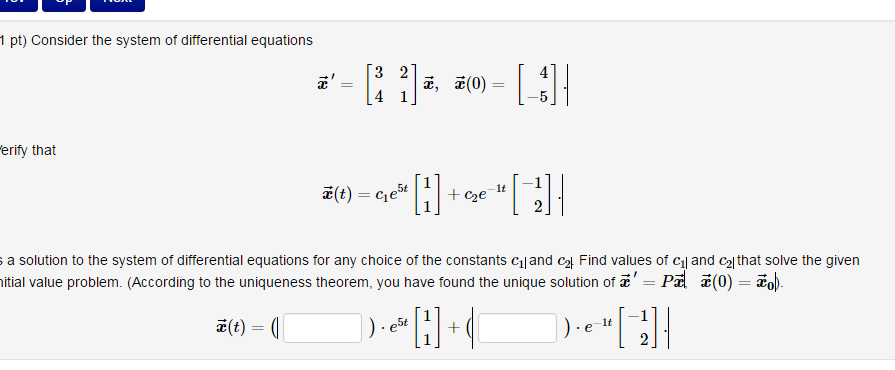 Solved Consider the system of differential equations x | Chegg.com