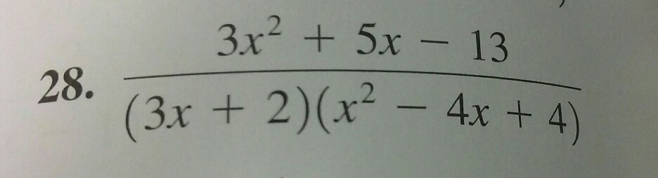 3 x 4 )= 2x 13