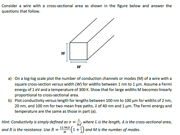 Wire Cross Sectional Area