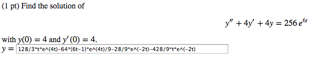 solved-find-the-solution-of-y-4y-4y-256-e-6t-with-y-0-4-chegg