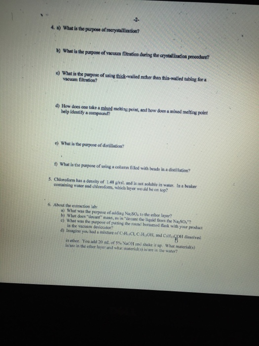What is the purpose of recrystallization? What is