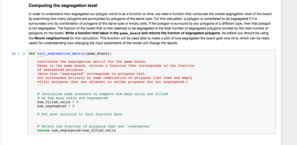 Agent Based Modelling In Python. All Instructions Are | Chegg.com