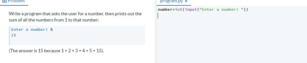 Solved B Problem program.py number-int(input ("Enter a | Chegg.com