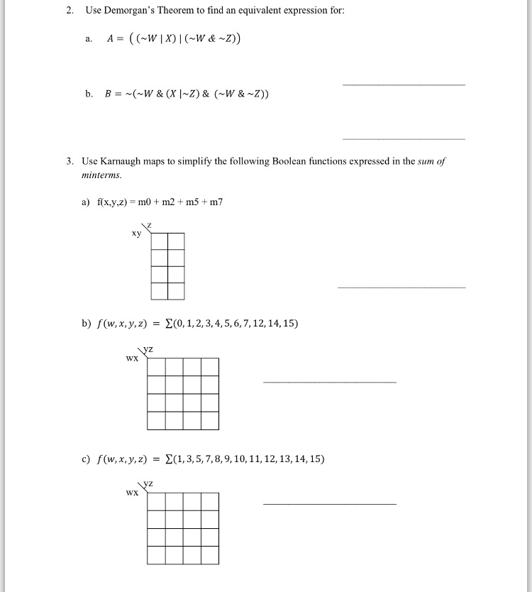 Solved 1. Using truth tables, show whether the following | Chegg.com