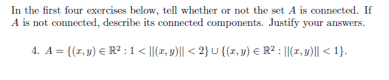 Solved In the first four exercises below, tell whether or | Chegg.com