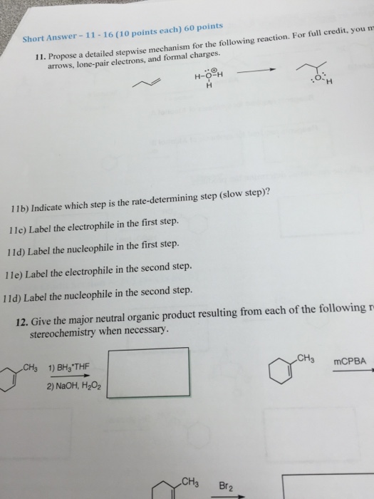 Solved Propose a detailed stepwise mechanism for the | Chegg.com