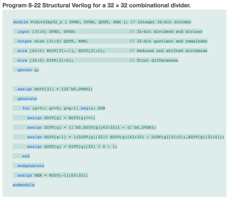 8.49 Study the logic of the Verilog 32-bit structural | Chegg.com