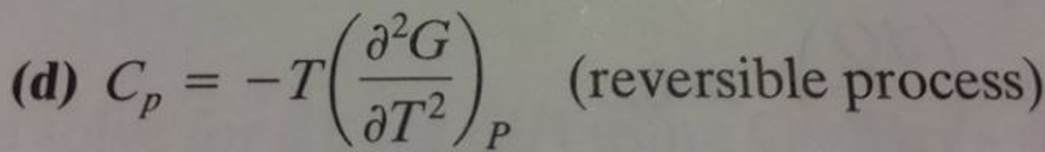 Solved Derive the following equation: C_p = -T(partial | Chegg.com
