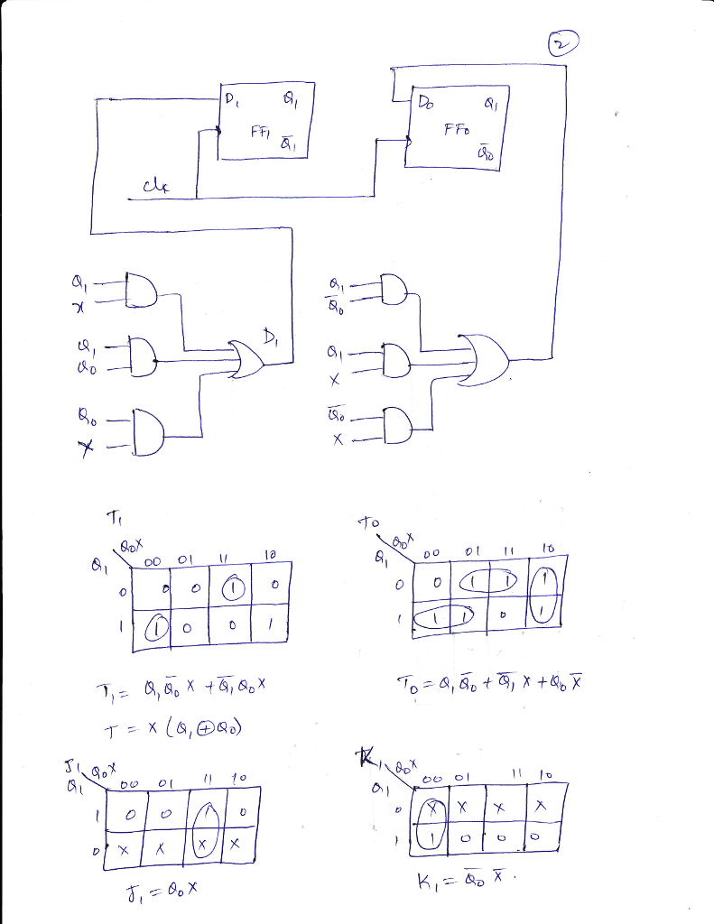 Solved Modify The Counter Design In Problem 1 By Addition Of | Chegg.com