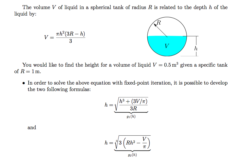 calculator to find volume of a tank