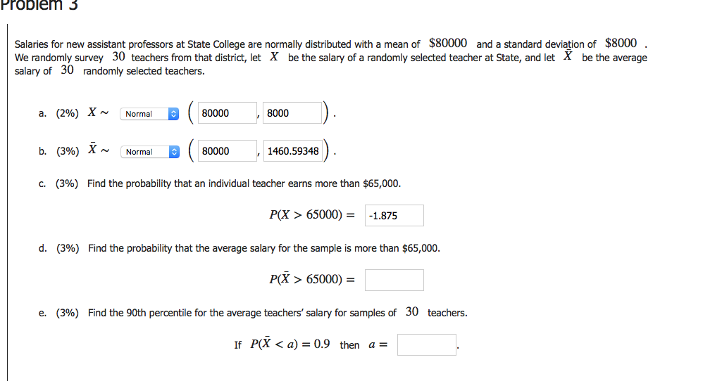 Solved Salaries For New Assistant Professors At State Chegg Solved Salaries For New Assistant Professors At State Chegg
